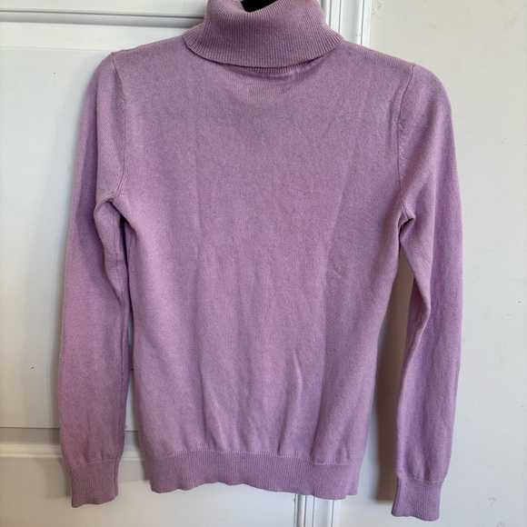 Lauren Ralph Lauren Turtleneck Sweater Silk Cashmere - Picture 4 of 8